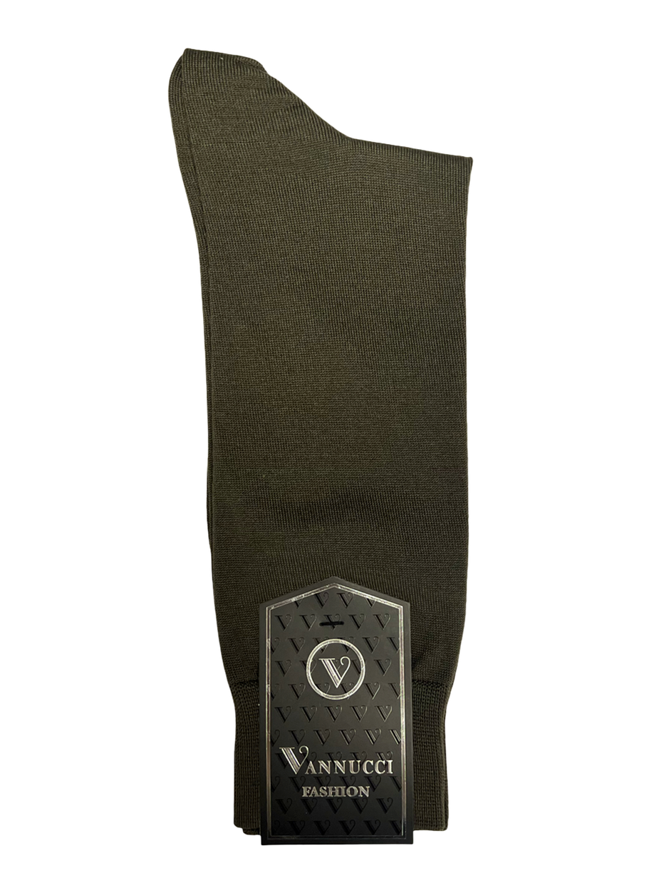 Olive Green Dress Socks image number 1