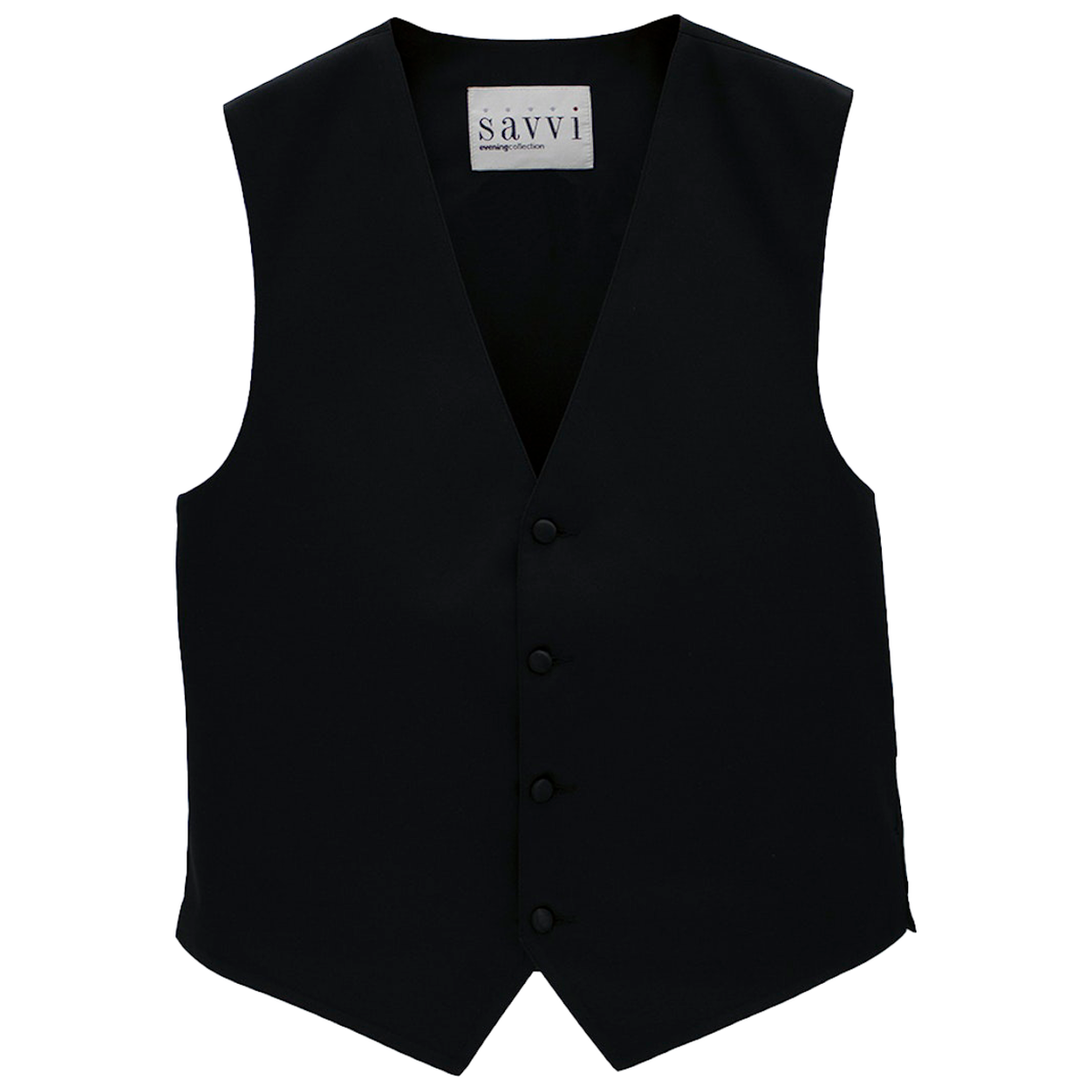 Black Satin Vest image number 1