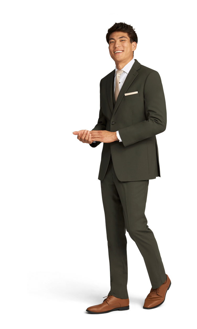 Olive Green Suit image number 2