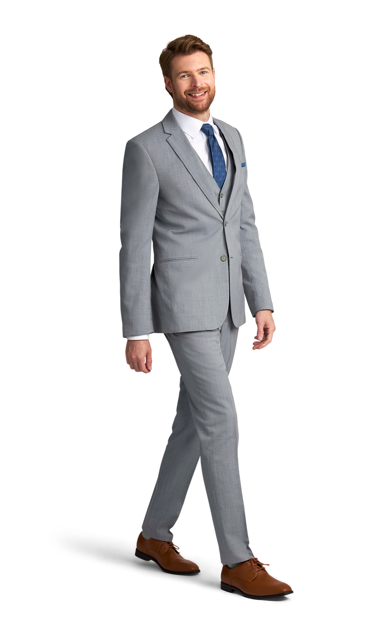 Heather Grey Performance Suit image number 2