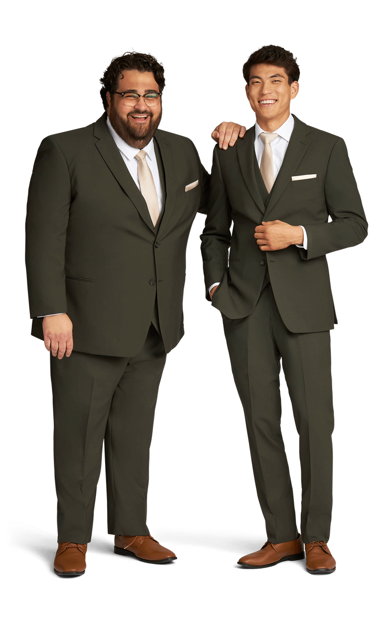 Olive Green Suit image number 5