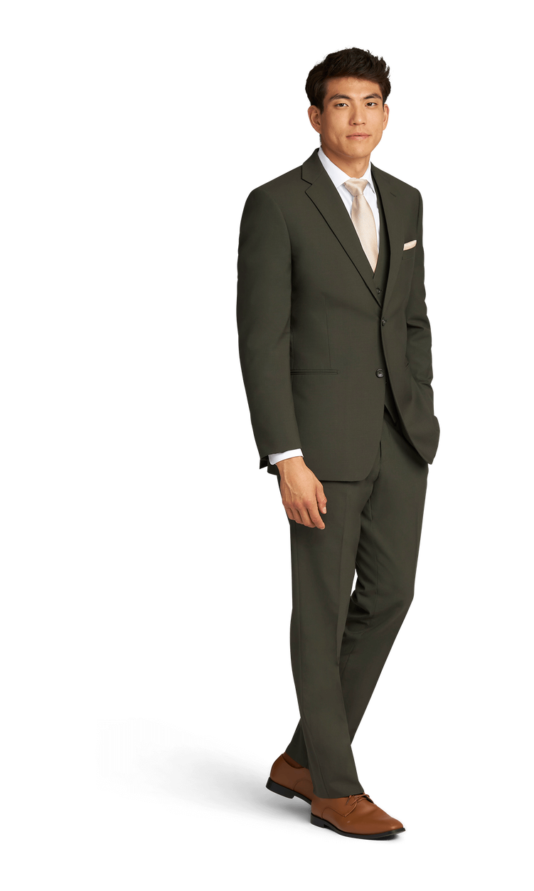 Olive Green Suit image number 4