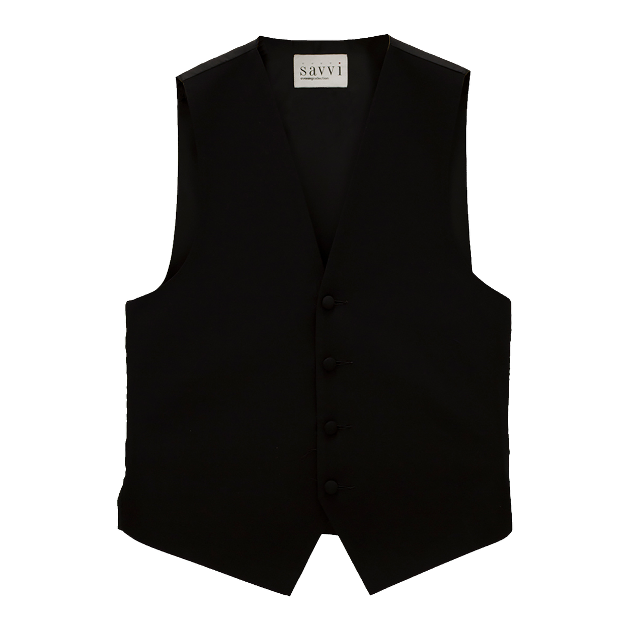 Black Wool Vest image number 1