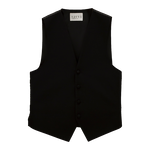 Black Wool Vest image number 1
