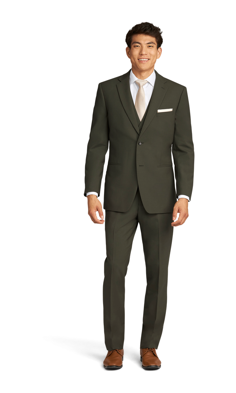 Olive Green Prado Suit
