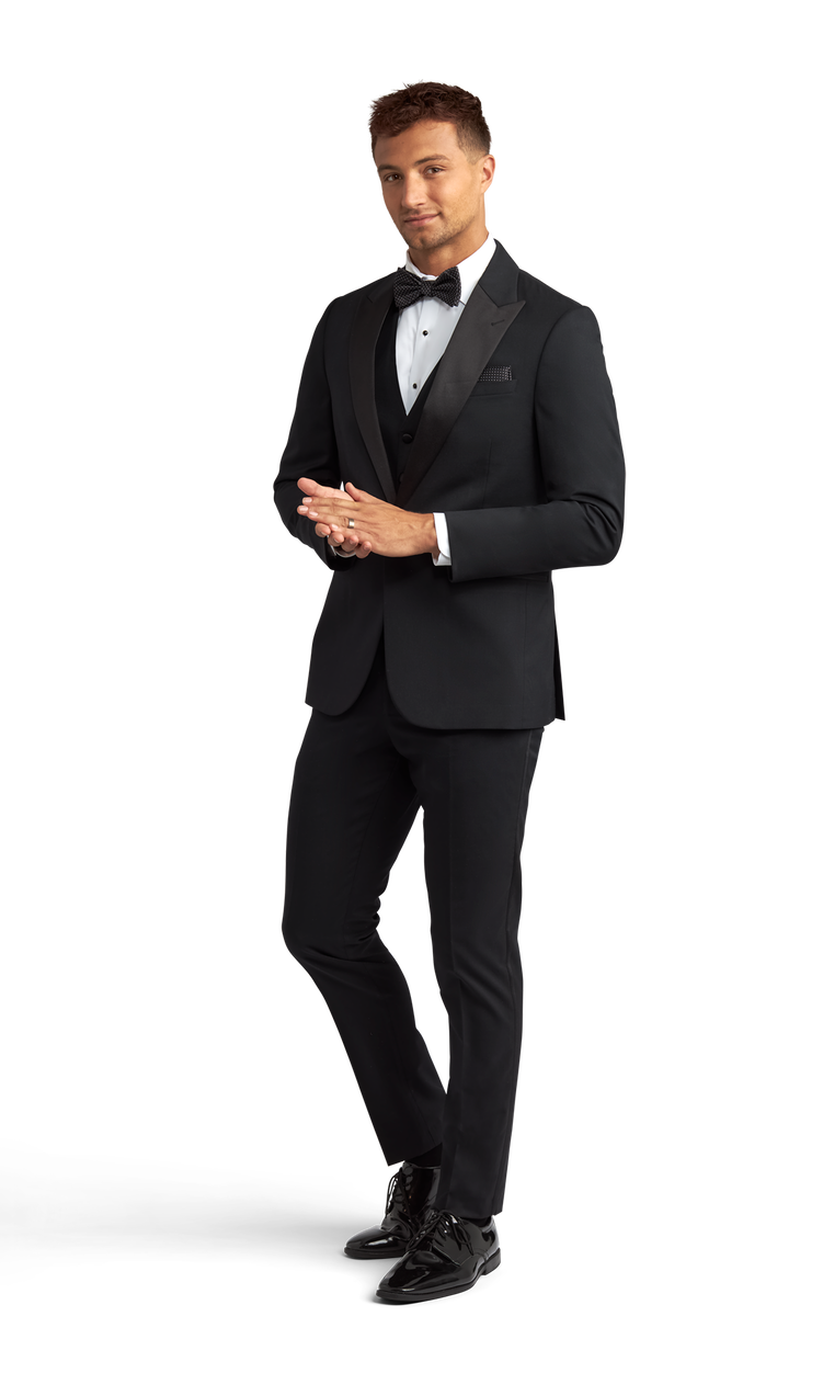 Black Peak Lapel Performance Tuxedo image number 2