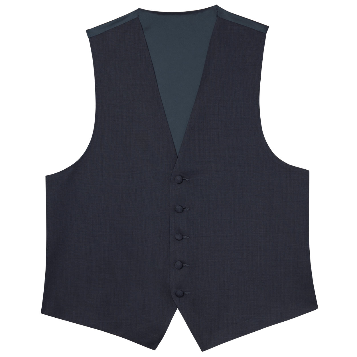 Navy Wool Vest image number 1