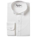 White Pique Wingtip Shirt image number 1
