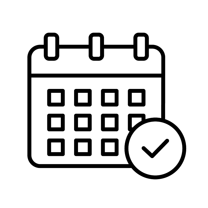 Icon of a calendar